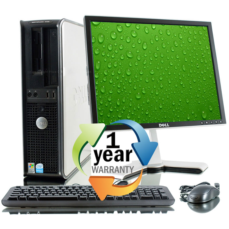 Dell REFURBISHED Dell Optiplex 745 PD 2.8GHz 4GB 400GB CMB Win XP Pro Desktop Computer + 17"LCD at Sears.com