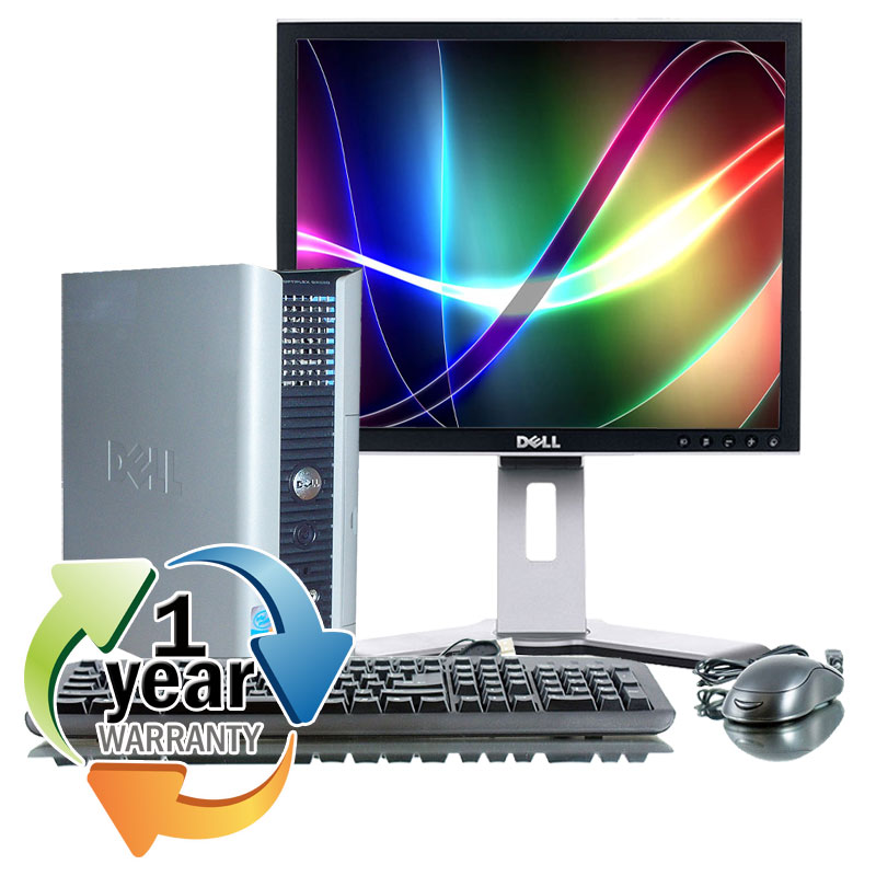 Dell REFURBISHED Dell Optiplex GX620 2.8GHz P4 2GB 400GB DVD Win XP Pro Computer PC + 19" LCD at Sears.com