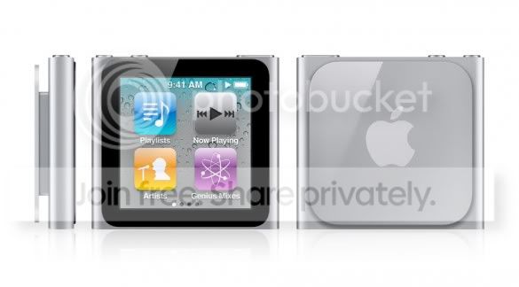 Apple iPod Nano 6th Generation Multi-Touch 8GB Silver at Sears.com