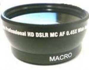 Wide Lens for Sony DCR-TRV6 DCRDVD810 DCR-HC90 DCRHC90 DCRTRV6 DCRDVD92E