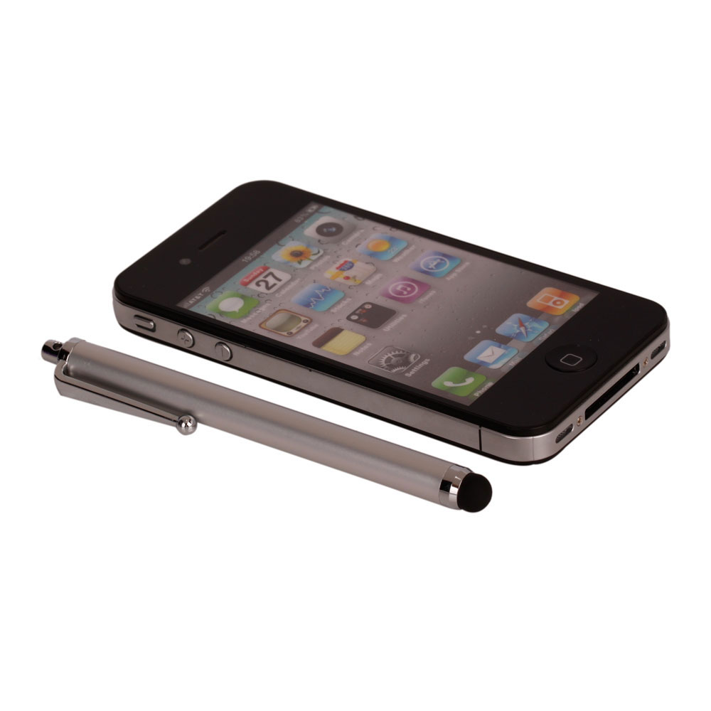 AmeriMax Ball Pen Capacitance Touch Screen Stylus Pen Silver for Apple iPhone iPod iPad at Sears.com
