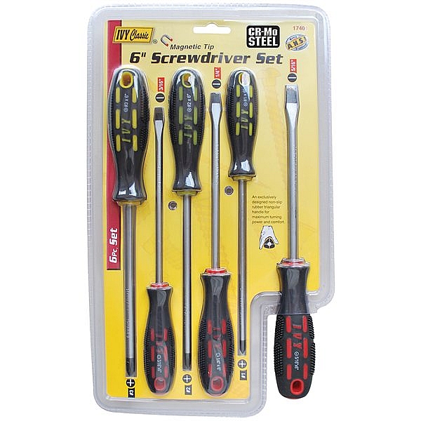 Ivy Classic 17401 6 Pc. Slotted & Phillips Screwdriver Set at Sears.com