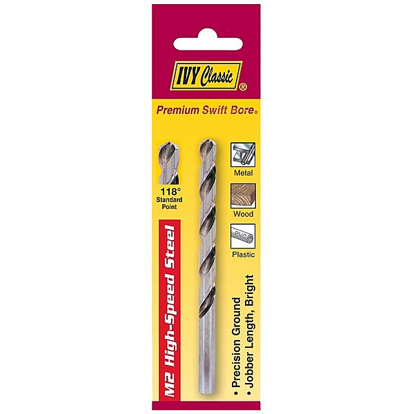 Ivy Classic 01118 9/32" Premium Swift Bore M2 High-Speed Steel Drill Bit, Bright Finish Drill at Sears.com