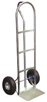 Vestil SPHT-500S-HR Steel "P" Handle Hand Truck with 10" x 2" Hard Rubber Wheels at Sears.com
