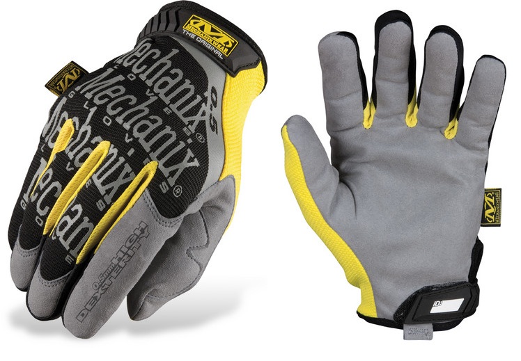 Mechanix Wear HMG-08-009 Original 0.5 Glove, Black/Yellow, Pr, Medium at Sears.com