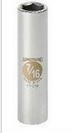 Armstrong Tools Armstrong 11-208 3/8 Inch Drive 6 Point Deep Socket, 1/4'' at Sears.com