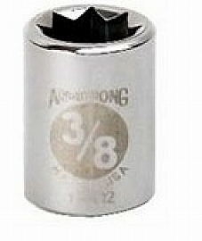 Armstrong Tools Armstrong 11-416 3/8 Inch Drive 8 Point Standard Length Socket, 1/2'' at Sears.com