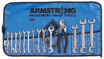 Armstrong Tools Armstrong 27-943 14 Pc Full Polish 15 Deg and 80 Deg Miniature Angle Wrench Set at Sears.com