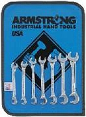Armstrong Tools Armstrong 54-941 7 Pc Metric Full Polish 15 Deg and 80 Deg Miniature Open End Wrench Set at Sears.com