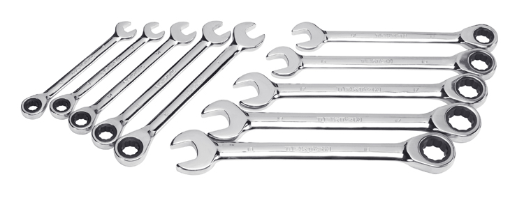 Tekton 2110 10-pc. Ratcheting Combination Wrench Set (MM) at Sears.com