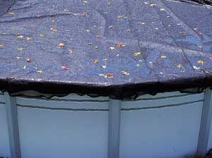SIs Above Ground Pool Cover LEAF CATCHER - 18' X 33'