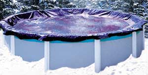 SIs 18' Round Economy Above-Ground Winter Pool Cover