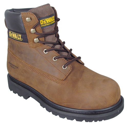 Radians D75002-13 DeWalt Work Boots, Steel Safety Toe, Truss Brown, Size 13