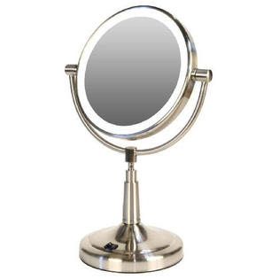 Zadro Products, Inc. Zadro LEDV45 Surround Light Battery Powered LED Lighted 5X-1X Vanity Mirror