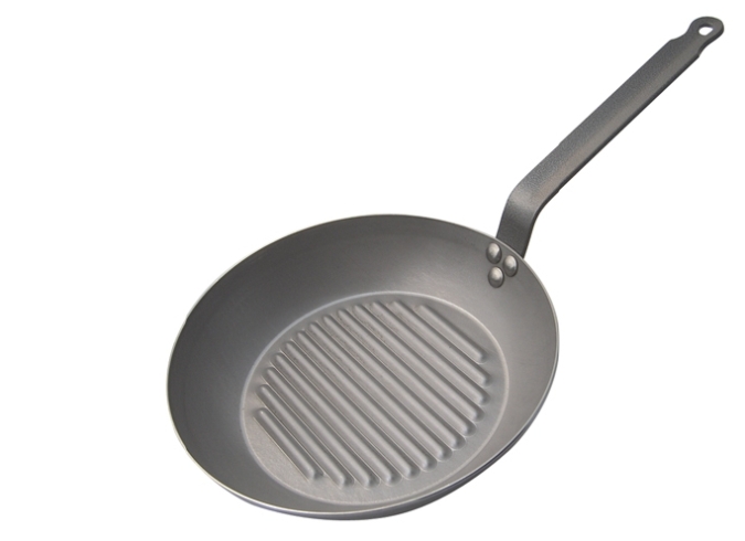 de Buyer Grill Fry Pan Carbone Plus