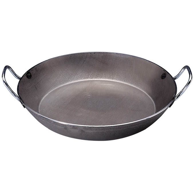 de Buyer  Carbone Plus - Heavy Quality Steel  Round Frypan 2 handles - 32 Cm