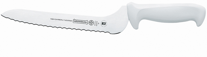 Mundial Offset Sandwich Knife 9" Serrated Blade, White Handle at Sears.com