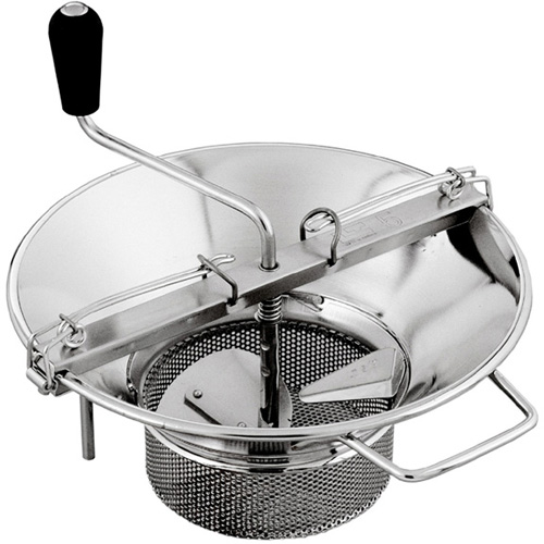 L. Tellier Mouli Food Mill (tomato Strainer / Crusher) X5, S/S, 8 Quart Capacity