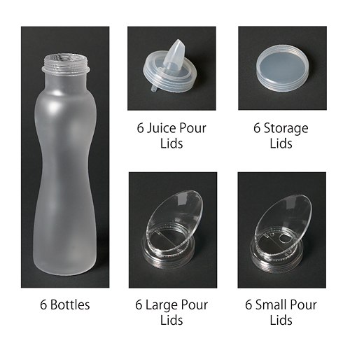 G. E. T. Enterprises 32 oz. Salad Dressing Bottle Set. Includes 6 Bottles and 24 Lids at Sears.com