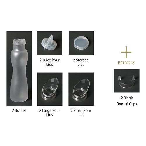 G. E. T. Enterprises 32 oz. Salad Dressing Bottle Set, Set includes 2 Bottles and 8 Lids at Sears.com
