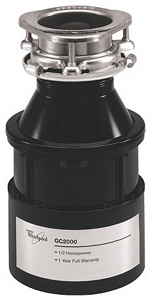 Whirlpool Garbage Disposer 1/2 HP Food Disposer 84211601, GC2000 at Sears.com