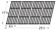 Broil-Mate Barbecue Grill Grid Replacement Gloss Cast Iron Cooking Grill Grate at Sears.com