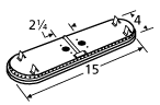 Universal Grill Parts Universal Gas Barbecue Grill Replacement Stainless Steel Oval Burner 11602 at Sears.com