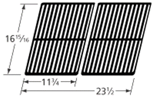Grill Zone Replacement Grill Zone Grate Porcelain Coated Cast Iron Cooking Grid  Set at Sears.com