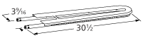 Universal Grill Parts Universal Gas Barbecue Grill Replacement Stainless Steel Burner 13902 at Sears.com