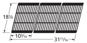 Charbroil Gas Grill Replacement Grill Cast Iron Cooking Grid Grate 80001643 at Sears.com