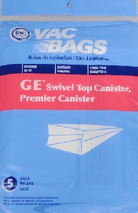 General Electric Canister GE Replacement Vacuum Bags 405329 , 2 Pack at Sears.com