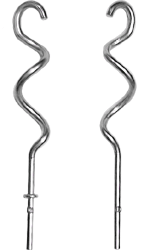 KitchenAid Hand Mixer Stainless Steel Dough Hooks KHM2DH, W10275837 at Sears.com