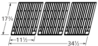 Universal Grill Parts Universal Gas Barbecue Grill Replacement Gloss Cast Iron Cooking Grill Grid Grate 61903 at Sears.com