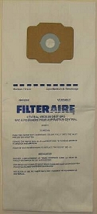 Eureka Filteraire Central Replacement Vacuum Cleaner Bags 54585, 110360