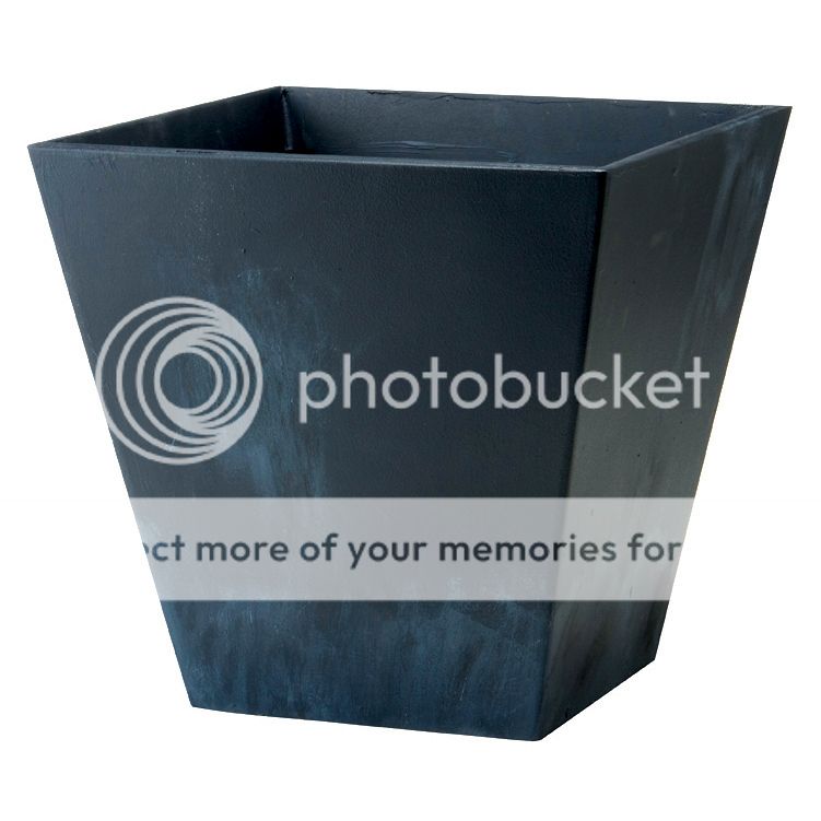 NOVELTY MANUFACTURING CO Novelty 10" Square Ella Black Planter at Sears.com