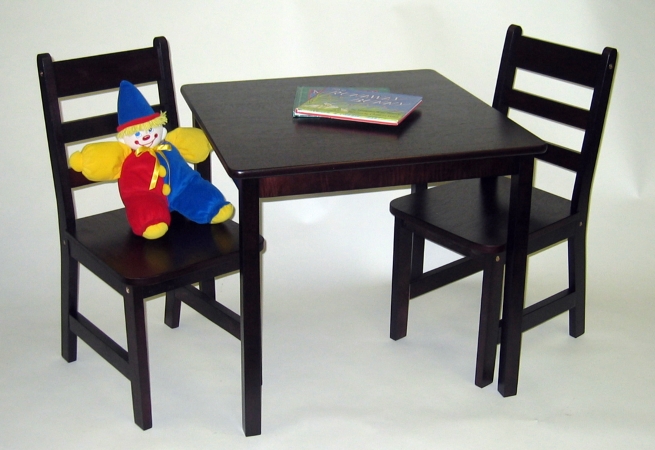 Lipper 514E Square Table and 2 Chairs Set-Espresso at Sears.com