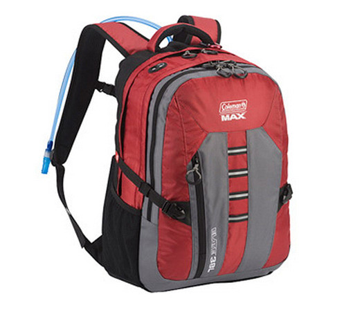 Coleman 38-Liter Backpack with 2-Liter Hydration Bladder in Red at Sears.com