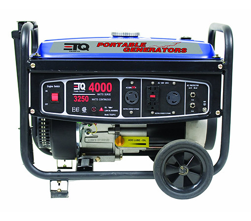 ETQ T 4,000 Watt Gasoline-Powered Portable Generator with Wheel Kit, Handle, Muffler, and 4-Gallon Fuel Tank at Sears.com