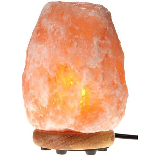 WBM 8-Inch Himalayan Natural Crystal Salt Lamp with Bulb and Cord at Sears.com