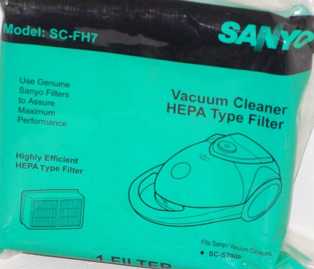 Sanyo&nbsp; Sanyo Canister Vacuum Cleaner HEPA FIlter