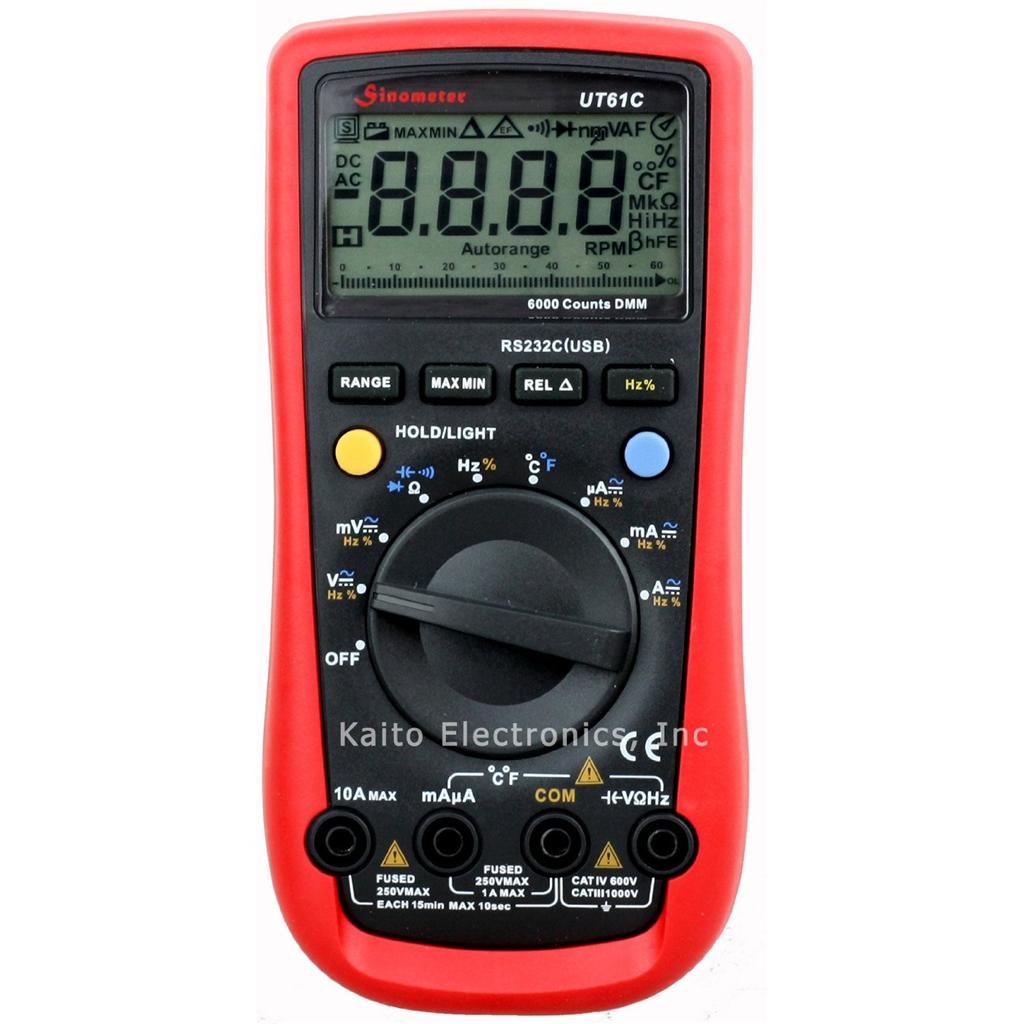 Sinometer UT61C PC RS232 Auto Range Digital Multimeter at Sears.com