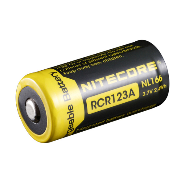 NITECORE RCR123A Battery, 650mAH NL166 at Sears.com