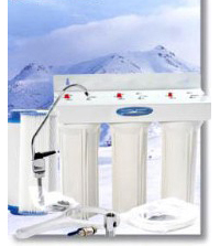 Crystal Quest Crystal Quest CQE-US-00311 Undersink Replaceable Triple Multi ...