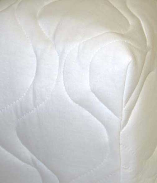 SheetWorld Fitted Fitted Oval Crib Sheet (Stokke Sleepi) - White Quilted - 26" x 47" - Made In USA at Sears.com