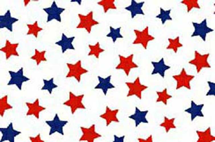 SheetWorld Fitted Fitted Oval Crib Sheet (Stokke Sleepi) - Primary Patriotic Stars On White Woven - 26" x 47" - Made In USA at Sears.com