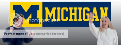 Party Animal Michigan Wolverines 8' Wide Official Tailgate Banner at Sears.com