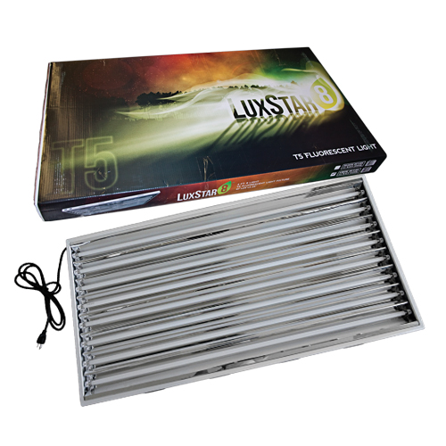 LuxStar 4' Hydroponic Grow Light T5 Fluorescent Lights (8 Bloom Bulbs) at Sears.com