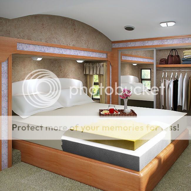 Accutek 10 Inch Twin Size Accu-Gold 5.3  Visco Elastic Memory Foam  Mattress Bed Sleep System at Sears.com