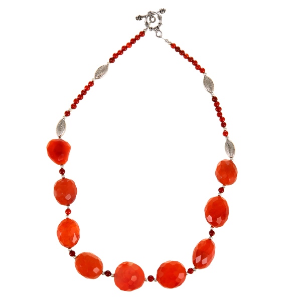 Exp Handmade Carnelian Agate & Silver Necklace at Sears.com