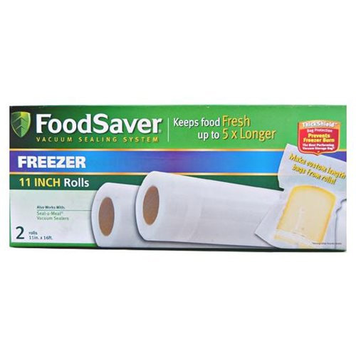FoodSaver Rolls FSFSBF062600 2 Pack 11 in X 16 FT Vacuum Sealer Bags at Sears.com